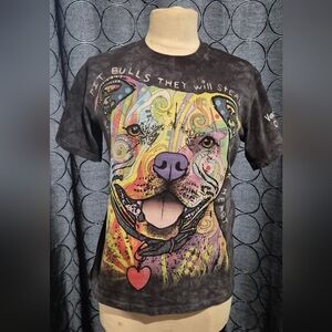 The Mountain Vibrant Pit Bull T-Shirt